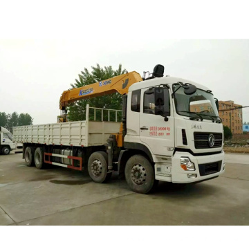 Camions lourds Dongfeng Tianlong 8 * 4 avec grue